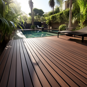 composite interlocking acacia swimming pool wpc outdoor decking  tiles