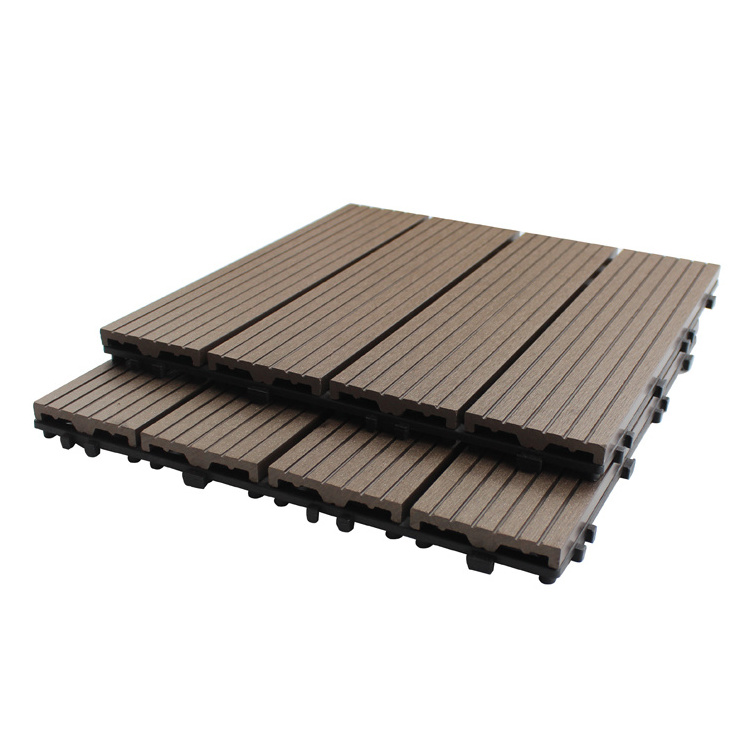 Hi-tech and Eco-friendly WPC deck tiles patio WPC decking tiles