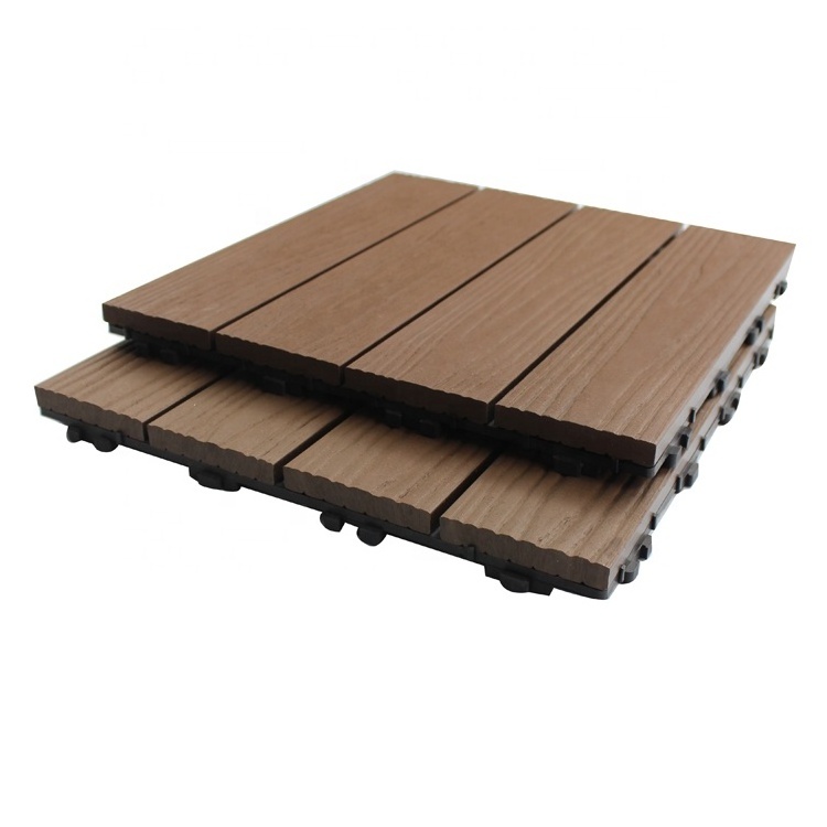 Hi-tech and Eco-friendly WPC deck tiles patio WPC decking tiles