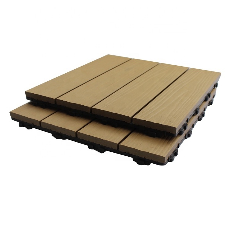 Hi-tech and Eco-friendly WPC deck tiles patio WPC decking tiles