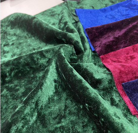 silk korean velvet fabric for dresses