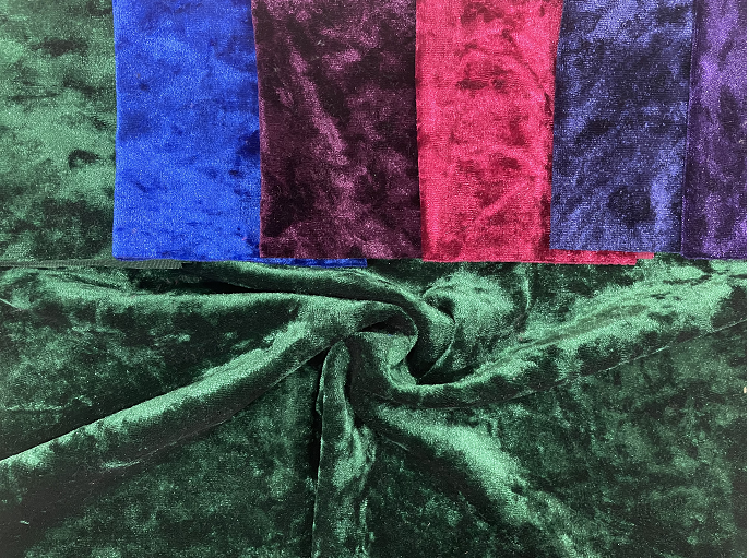 silk korean velvet fabric for dresses