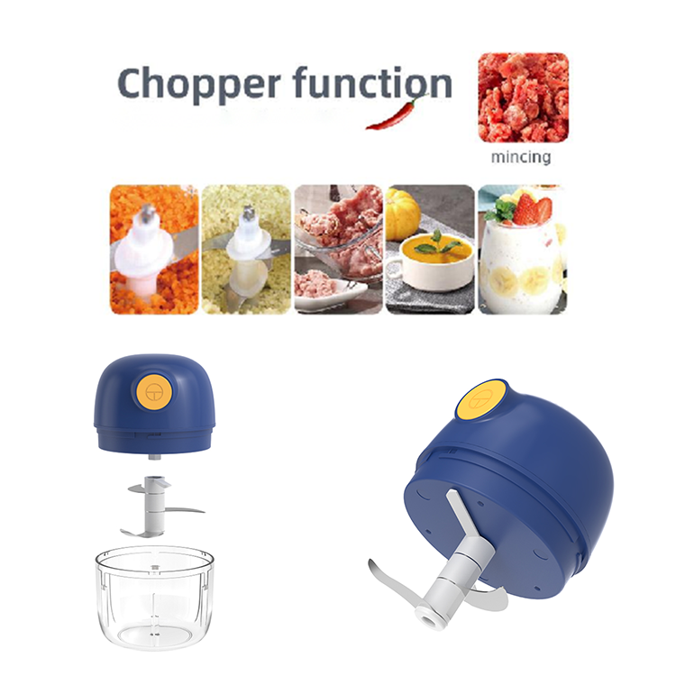 Food Slicer Blender Mincer Meat Masher USB Wireless Electric Mini Garlic Food Chopper