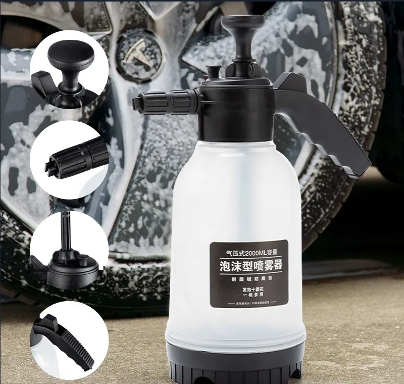 Factory Wholesale Handheld Snow Foam Sprayer 2L Updated High Air Pressure Car Washer