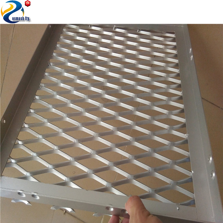 Soundproof decorative aluminium expanded metal mesh ceiling