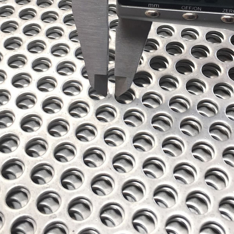 Mobile perforated metal mesh/speaker grille