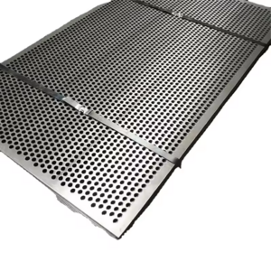 Mobile perforated metal mesh/speaker grille