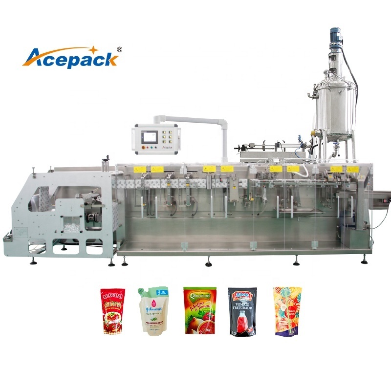 Flexible Zipper Bag Forming Filling Sunflower Seeds Cachew Nuts Beans Weighing Automatic Pouch Packing Machine