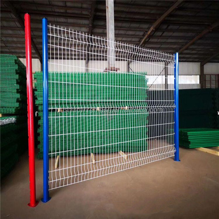 Coated Welded Temporary Wire Mesh Fence Panels Factory Selling Welded Eco Friendly Outdoor Metal Fencing, Trellis & Gates 1-50m