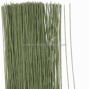 Decorative Garland Paper Wrapped Flower Stem Green Craft Wire for Artificial Flowers and Garlands