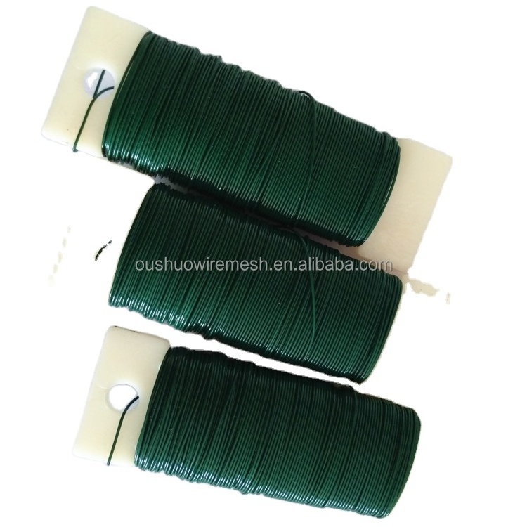 22 24 26 Gauge Metal Craft Fuzzy Wire Florist Wire for Christmas Wreath And Flowers Making