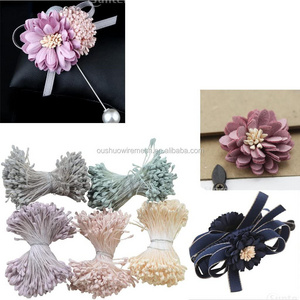 Artificial flower stamen for millinery decoration