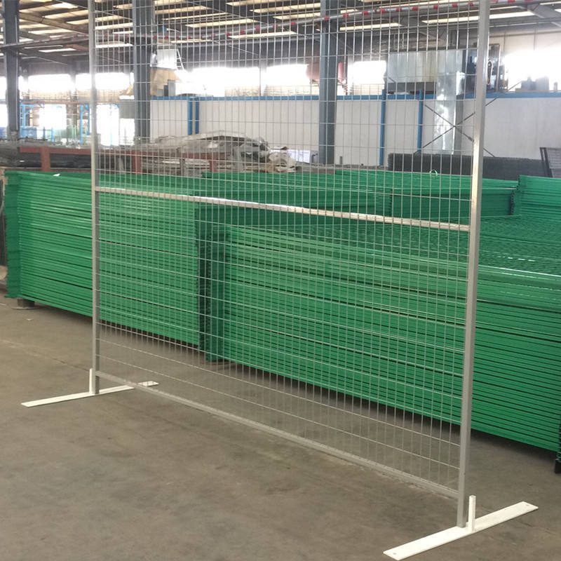 Custom australia hot dipped galvanized Canada Construction temporary fence removable temporary chain link fence