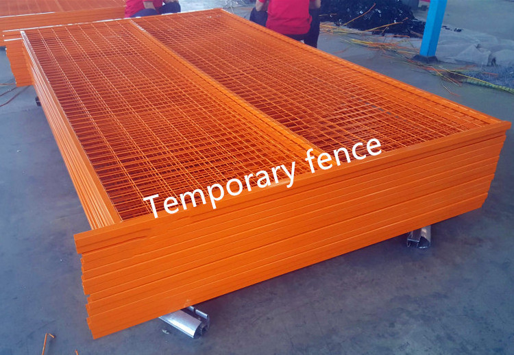 Custom australia hot dipped galvanized Canada Construction temporary fence removable temporary chain link fence