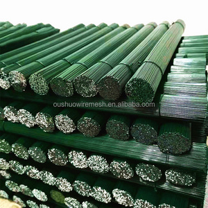 High quality 1mm 1.2mm green painted florist wire flower making wire craft stand wire for butterfly display