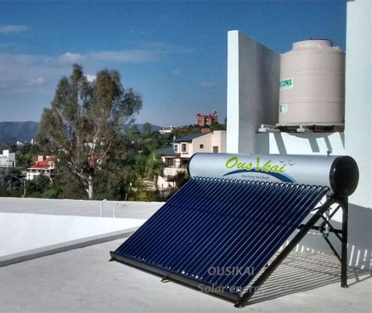 2018 Hot Sale Non-pressurized 200 Liters Solar Water Heater Price/Calentador De Agua Solar