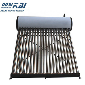 Flat Plate Solar Collector High Efficiency Solar Water Heater System Full Plate Copper Black Matte Painted