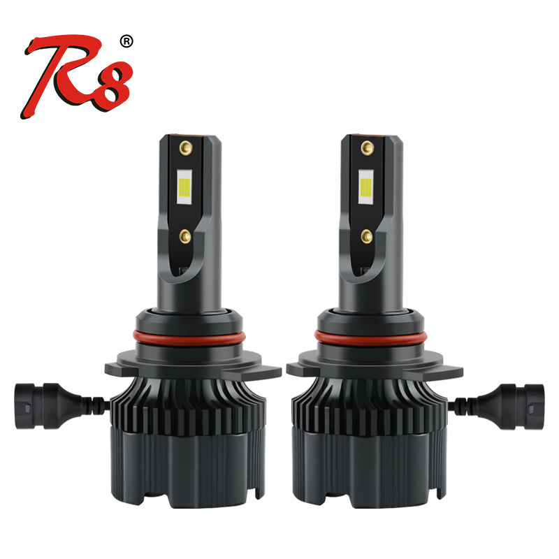 R9 Auto LED Headlight Bulb DC9-36V 32W 4800LM 6000K CSP Chips Fog Light Canbus Free Easy Installation Super Bright Powerful Fan