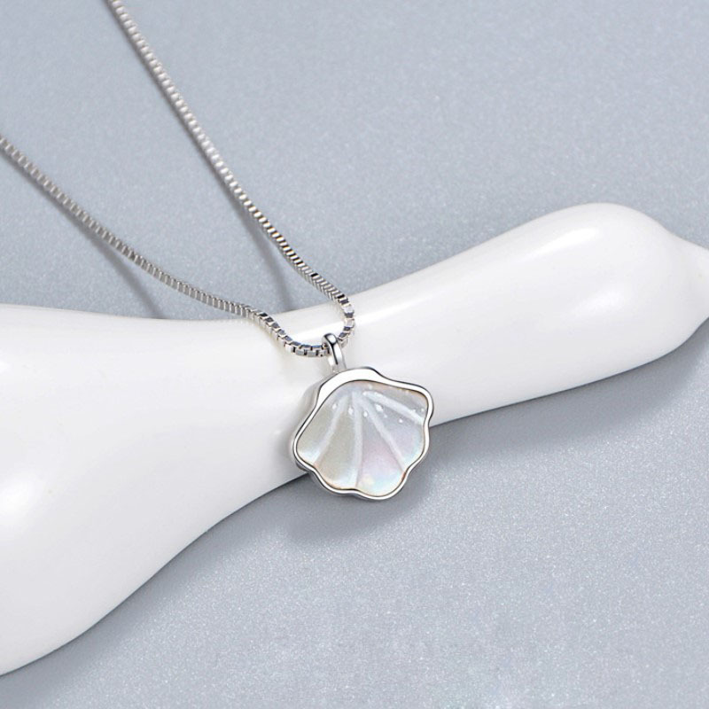 Trendy Shell Necklace Jewelry Sets 925 Sterling Silver Fashion Jewellery for Women Jewelry Gift