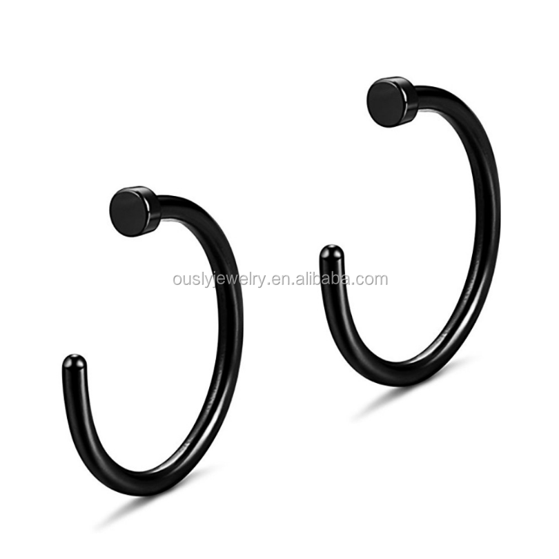 316L Stainless Steel Fake Nose Hoop Ring Nose Piercing