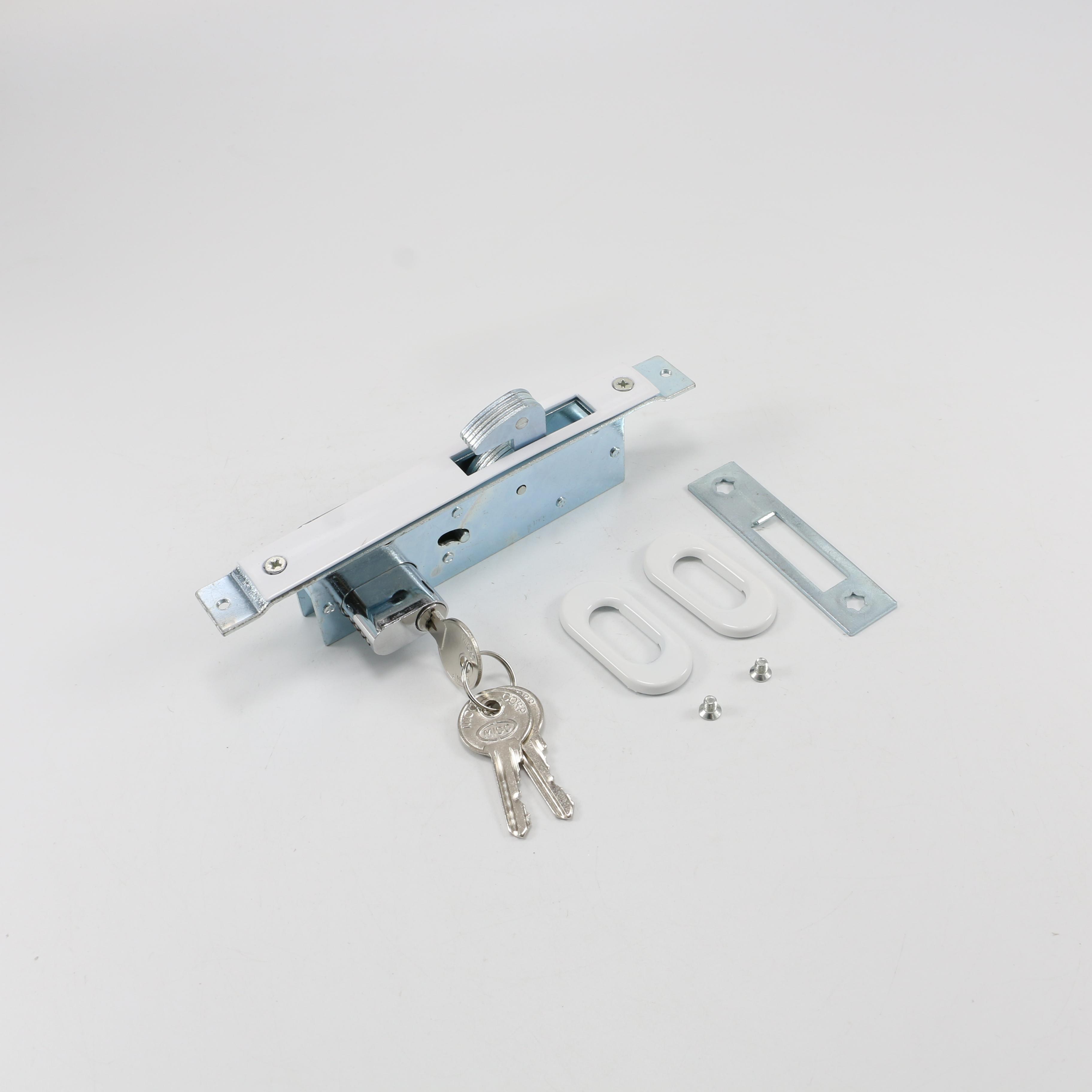 China Manufacturer Factory Iron Hook Lock Double Opening Profile Door Lock mortise Door Lock