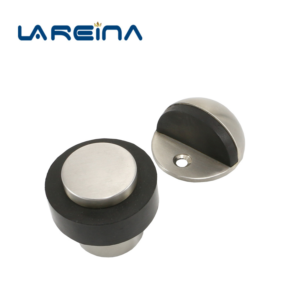 Furniture hardware Stainless Steel / aluminium Alloy Internal Door Floor Door Stop Rubber Door Stoppers Doorstop