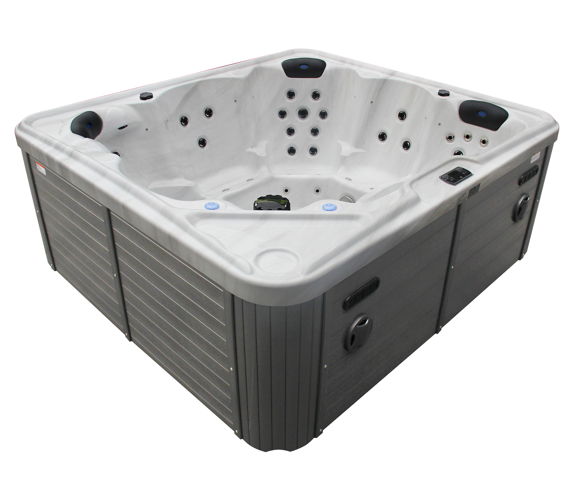 3 person perfect round indoor whirlpool bathtub