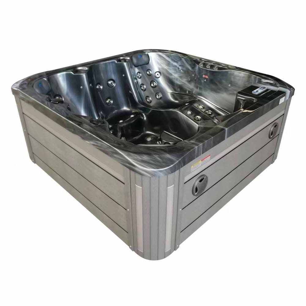 Custom hot acryl tubs economic outdoor aqua massage spa hot tub outside garden whirlpool spa 2m bathtub for 6 person