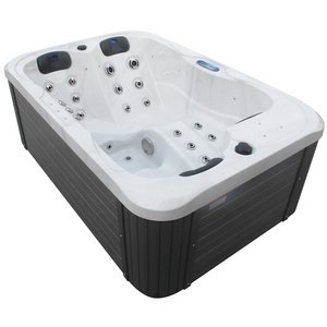 Beautiful hot tub massage 3 persons outdoor acrylic hot tub spa