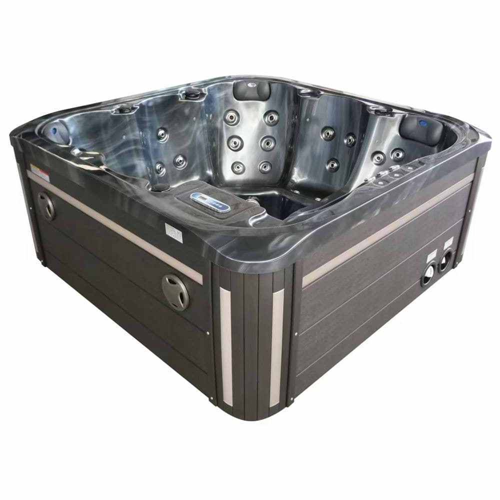 Custom hot acryl tubs economic outdoor aqua massage spa hot tub outside garden whirlpool spa 2m bathtub for 6 person