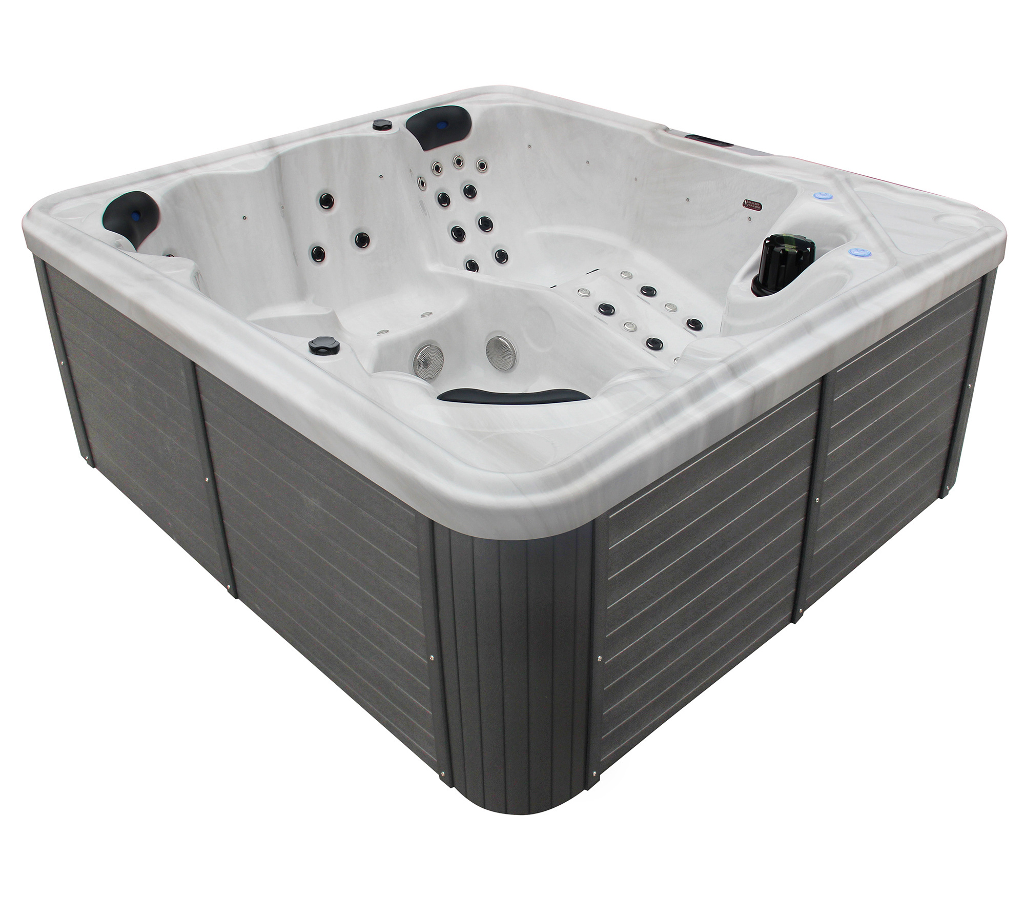 3 person perfect round indoor whirlpool bathtub