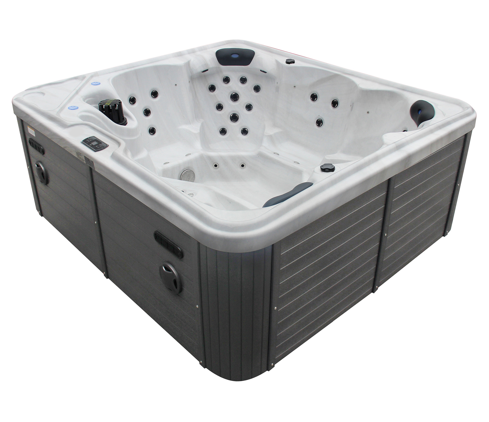 3 person perfect round indoor whirlpool bathtub