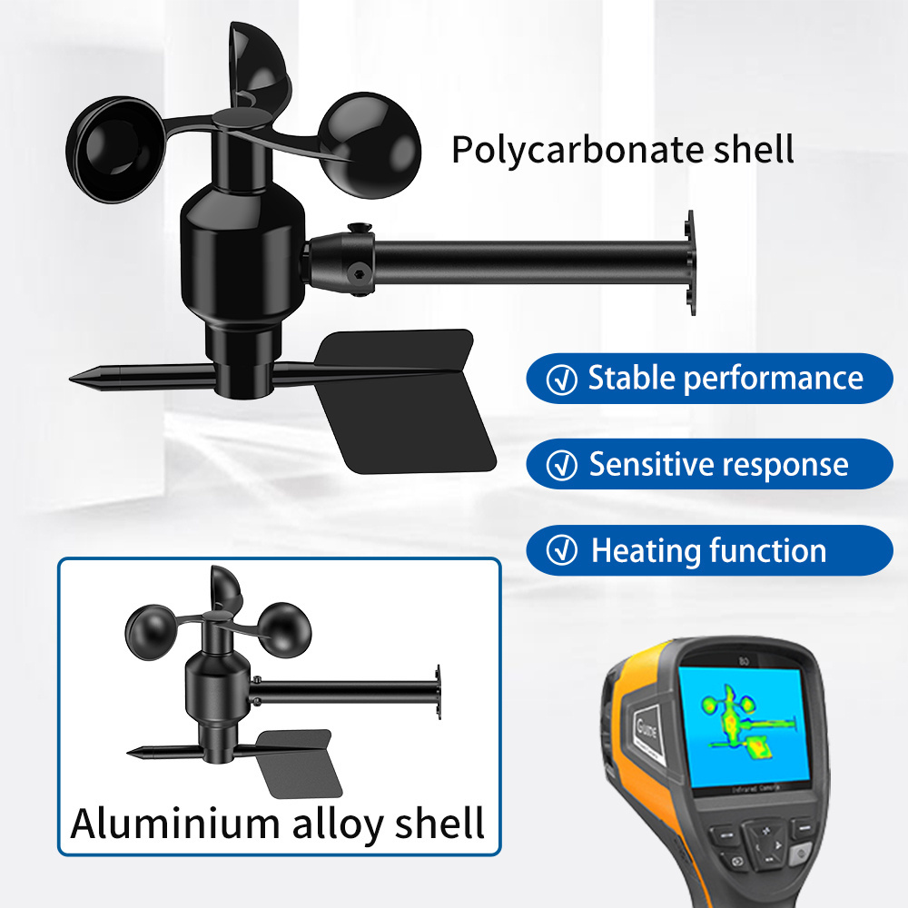 OSA Highly Accurate Smart Integrated Wind Speed And Wind Direction Monitoring Sensor Meter Gauge Device For Marine Terrestrial