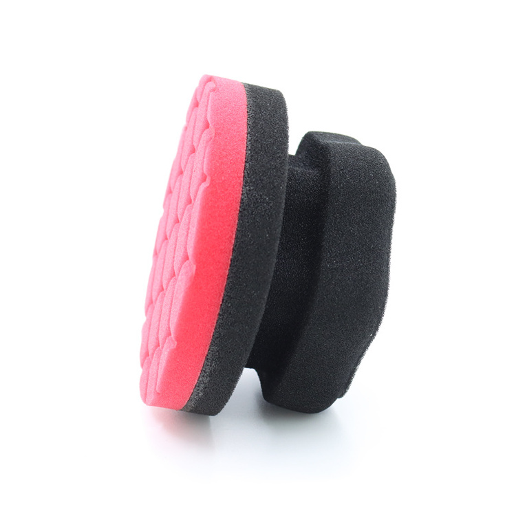 Custom Hexagonal Wax Sponge,Car Wax Sponge Tire Shine Applicator Pad,Tire Dressing Applicator