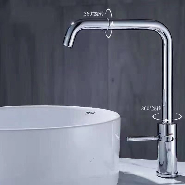 Hot Sale Multifunctional Pull Black Automatic Tub Old Fashion Restaurant Sink Alloy Basin Faucet