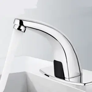 Luxury  Bathroom Wash Basin Mixer Sensor Touchless Taps Hands Free Automaticmixer Faucet