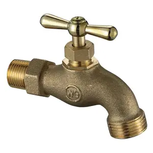 Sink Wall Vintage High Quality Outdoor Decorative Garden Tap Antique Brass Bibcock Taps Faucet