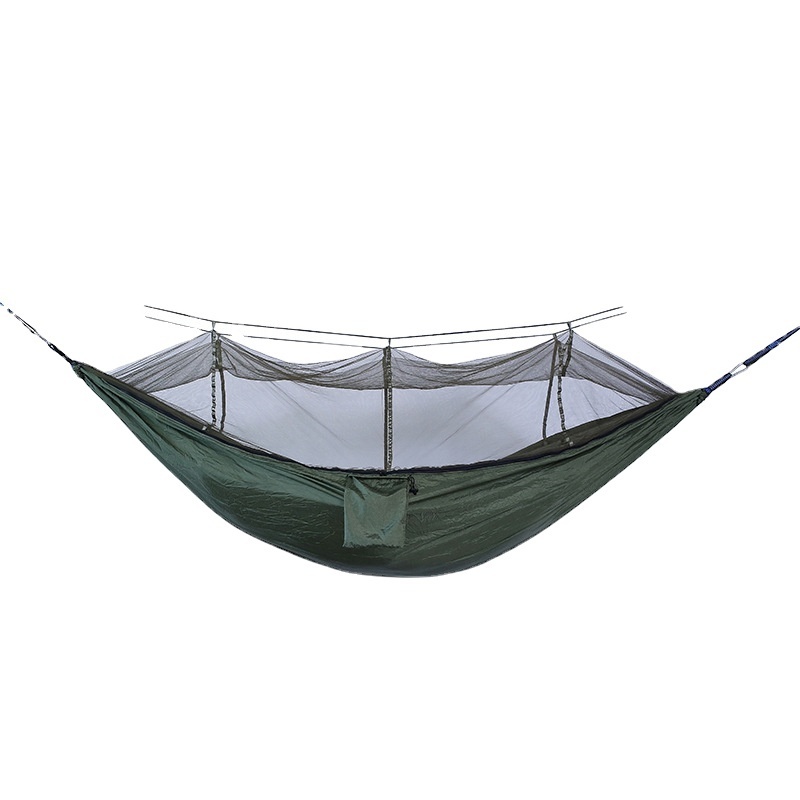 Outdoor Canvas Hammock Bed Folding Double Hanging Nylon Wholesale Swing Portable Camping Hammocks