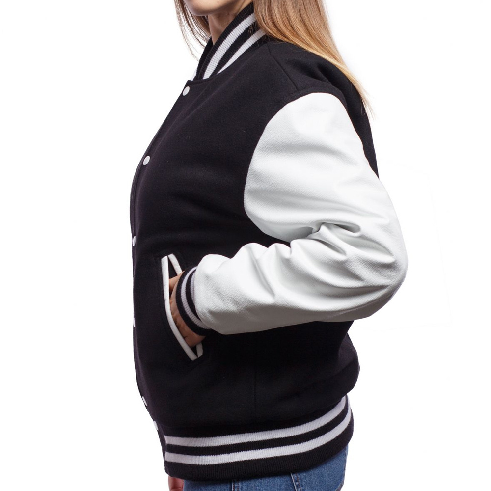 Winter Collection Adult Size Comfortable Fit Women Varsity Jacket Casual Wear Best Selling Women Varsity Jacket