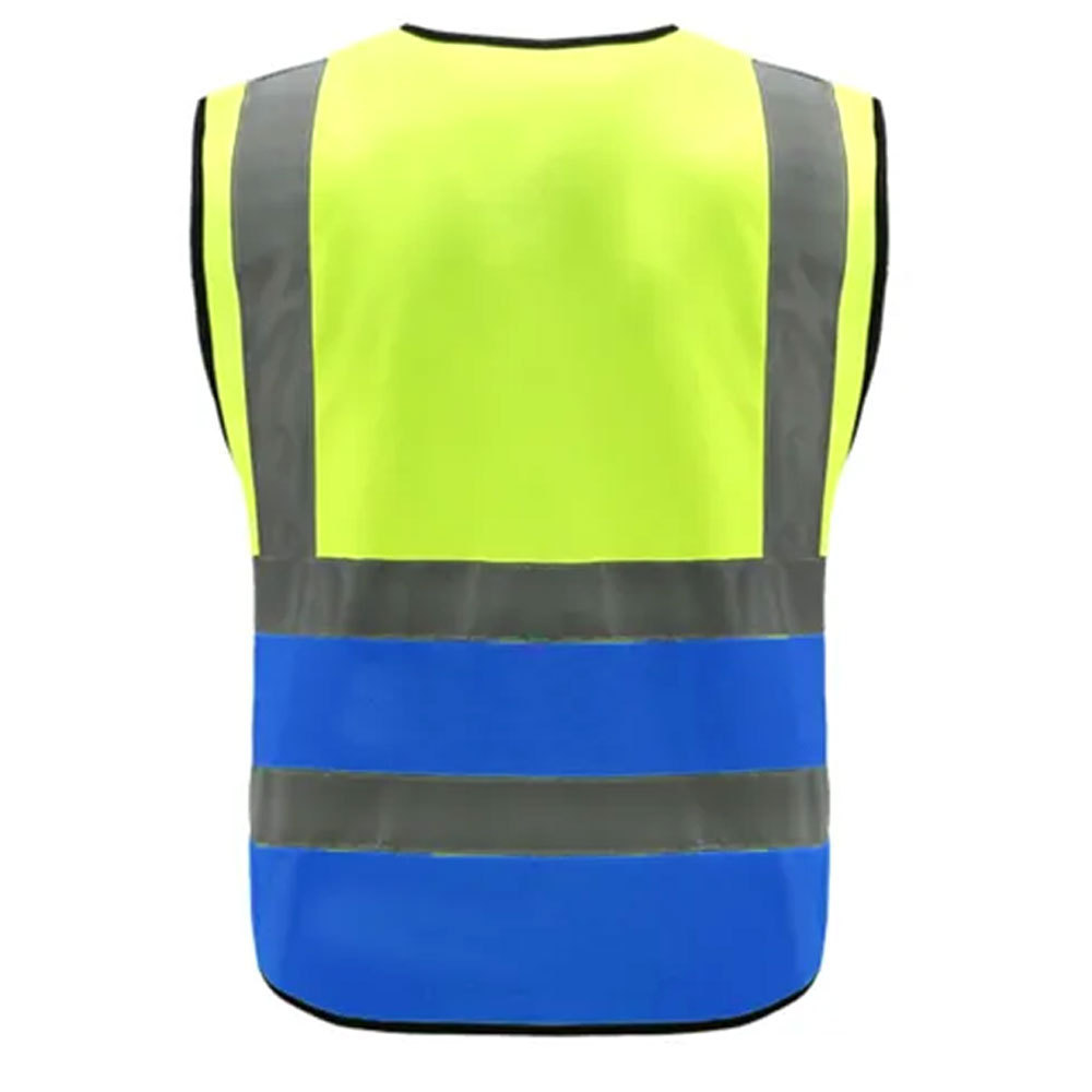 New Custom Design Working Wear Factory Construction Safety Vest / OEM Service Reflective Vest With Pockets