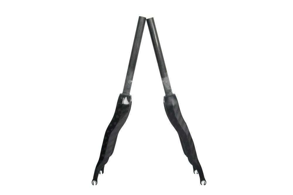 Chinese bicycle parts supplier full carbon fiber 700C racing carbon bike fork FO001