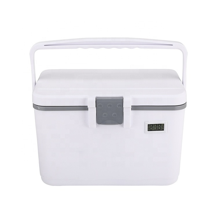 5L Portable Plastic Outdoor Camping Cooler Medical Vaccine Blood Transport Small Mini Ice Cooler Box