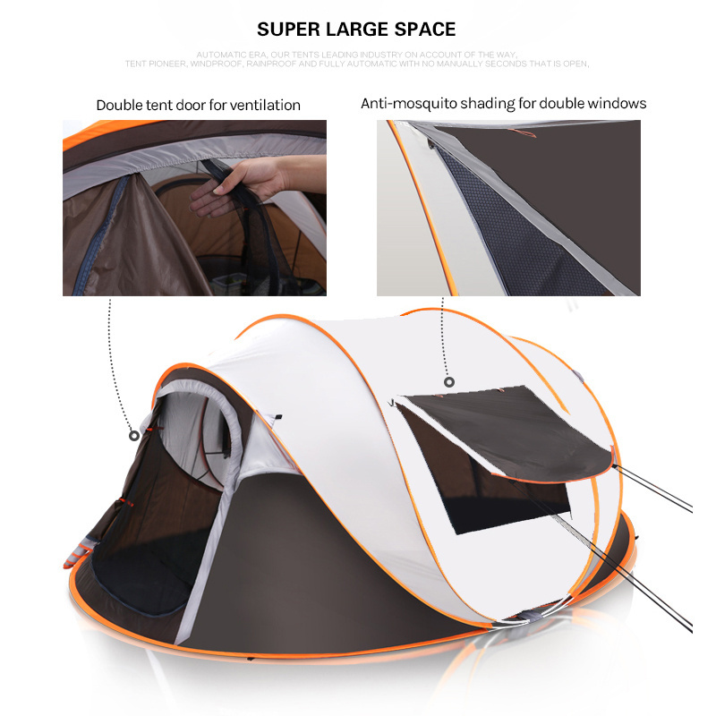 Waterproof Large Size Portable Camping Tent Pop Up Tents Outdoor Tents