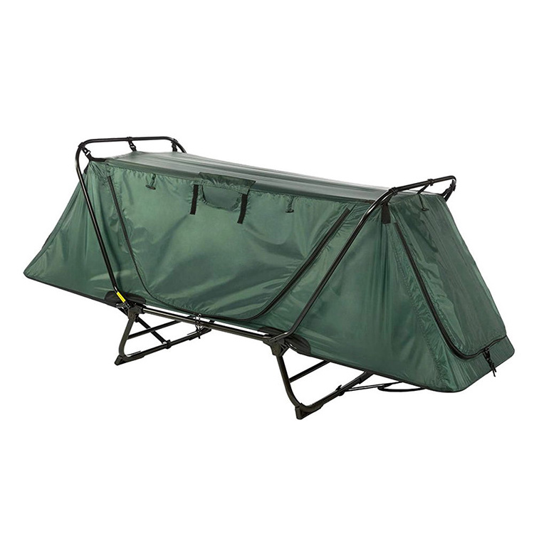 EVERICH hot sale 1 Person Folding Cot Outdoor Waterproof Hiking Privacy Bed Swag Tent Camping Cot