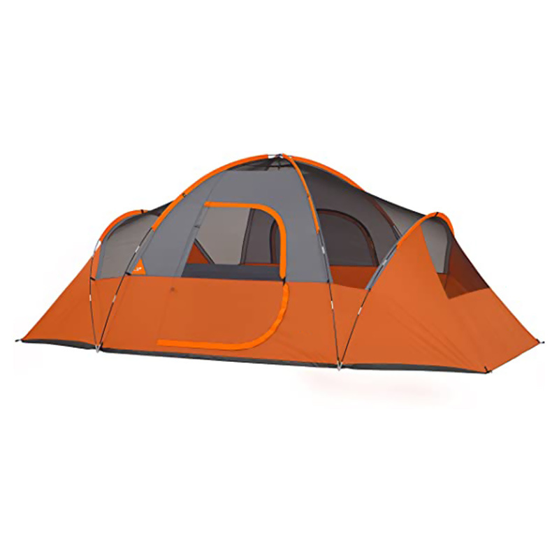 Orange Purple Sun Shade Shelter 2 Room Winter Camping Outdoor Tents