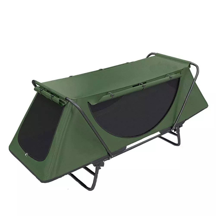 EVERICH hot sale 1 Person Folding Cot Outdoor Waterproof Hiking Privacy Bed Swag Tent Camping Cot