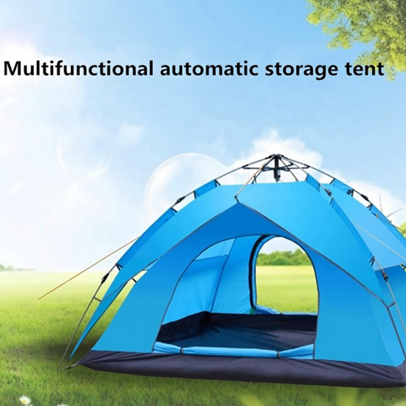 wholesale luxury teepee 4 person single layer outdoor camping tent adult with Screened In Porch