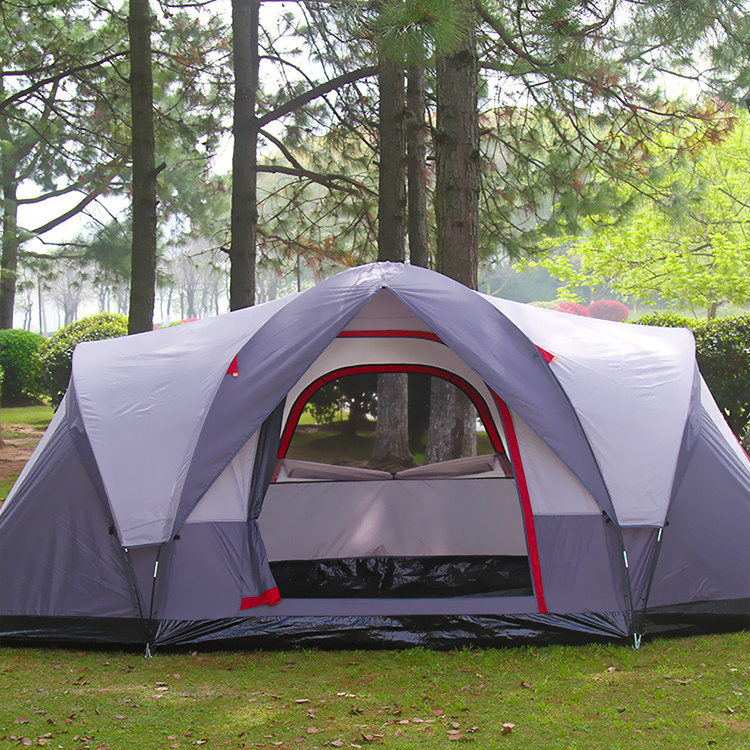 popular large luxury family waterproof outdoor tent for more than 8 person camping Large family tents camping outdoor