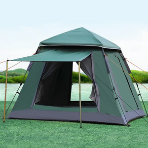 High Quality Family Part Camping Tent Large Camping Tents 4 Persons Outdoor Waterproof Tents Camping