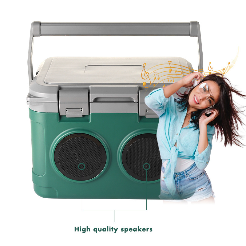 22QT Bluetooth popular insulated thermal food beverage beer portable hard cooler box for camping travel